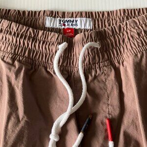 Tommy Hilfiger Men's Cotton Jogger Pants - Tan - Size Small